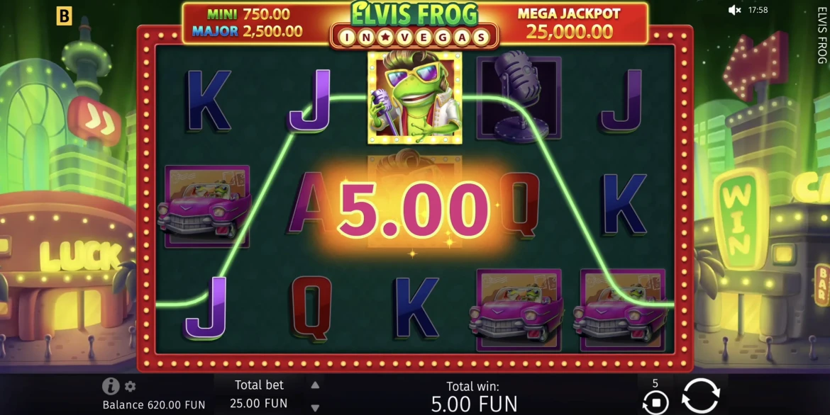 Elvis Frog in Vegas